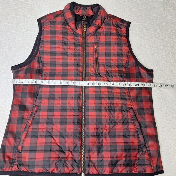 GWG Primitive Puffer Vest Concealed Carry Buffalo Check Size XL - Picture 7 of 8